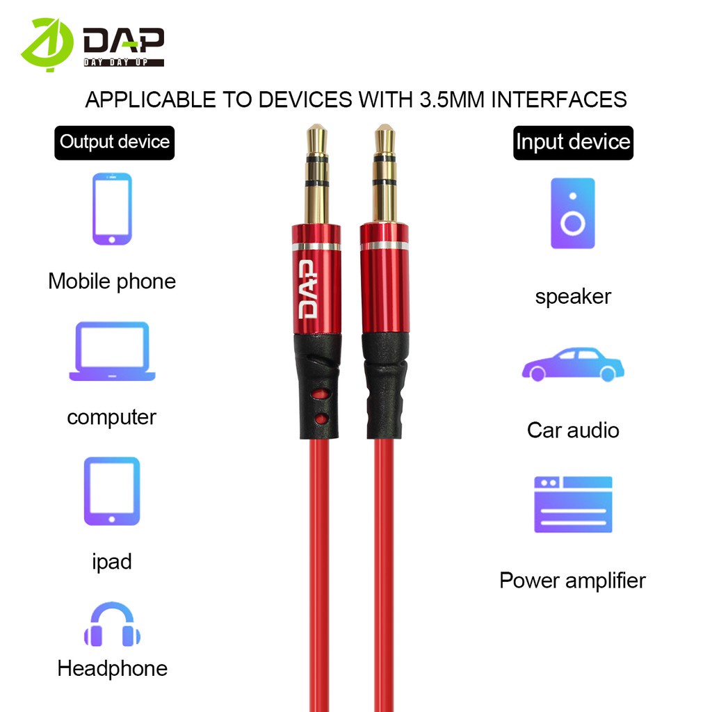 Jual Dap Kabel Audio Aux Mm Cm D Au Garansi Resmi Tahun Pcs Shopee Indonesia