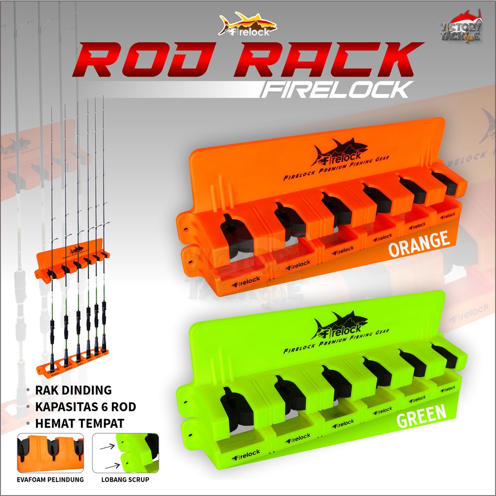 Jual TEMPAT JORAN FIRELOCK FIRELOCK ROD RACK RAK JORAN DINDING RIPTIDE ...