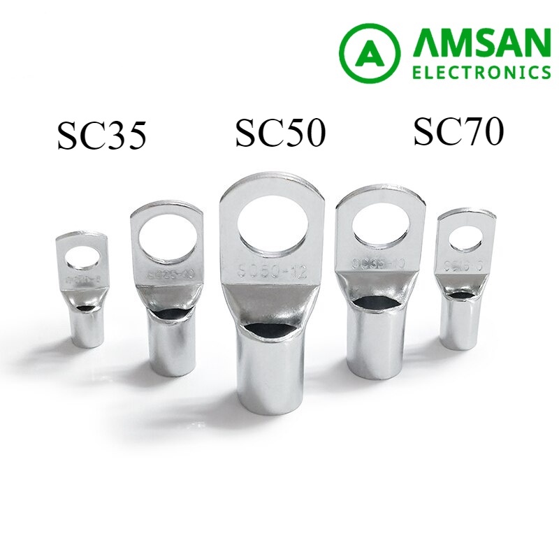 Jual Skun SC Kabel Lug Terminal Konektor Sepatu Kabel Skun SC35-6 8 10 ...