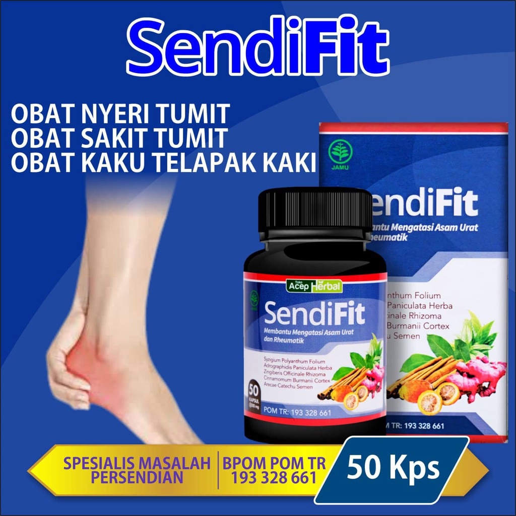 Jual Sendifit Kapsul Herbal Asam Urat Dan Rematik Saraf Kejepit Kolesterol Obat Nyeri