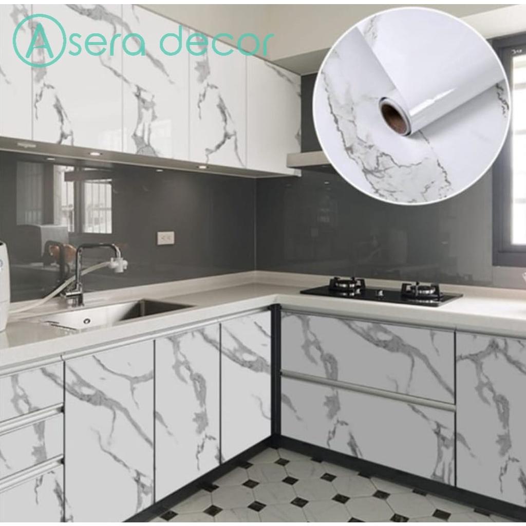 Jual STICKER MARMER PELAPIS FURNITURE WALLPAPER STICKER DINDING STIKER ...
