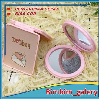 Jual Bimbim Cermin Lipat Dua Sisi Cermin Mini Cermin Lipat Mini