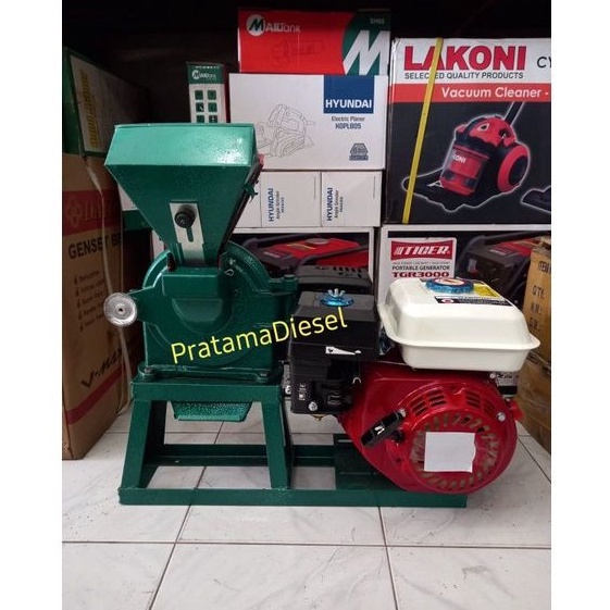 Jual Mesin Giling Tepung Disk Mill Ffc Mesin Penggerak Bensin Gx