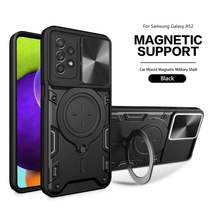 Jual Samsung A52 A52s 5G EvoX Army Flash Flip Lens Armor Case