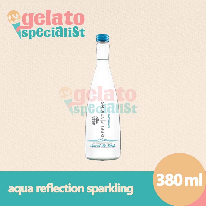 Jual AQUA Reflection Sparkling Mineral Water 380ml Shopee Indonesia