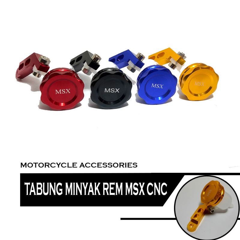 Jual Tabung Minyak Rem Variasi Msx Tutup Plus Kedudukan Cnc Set