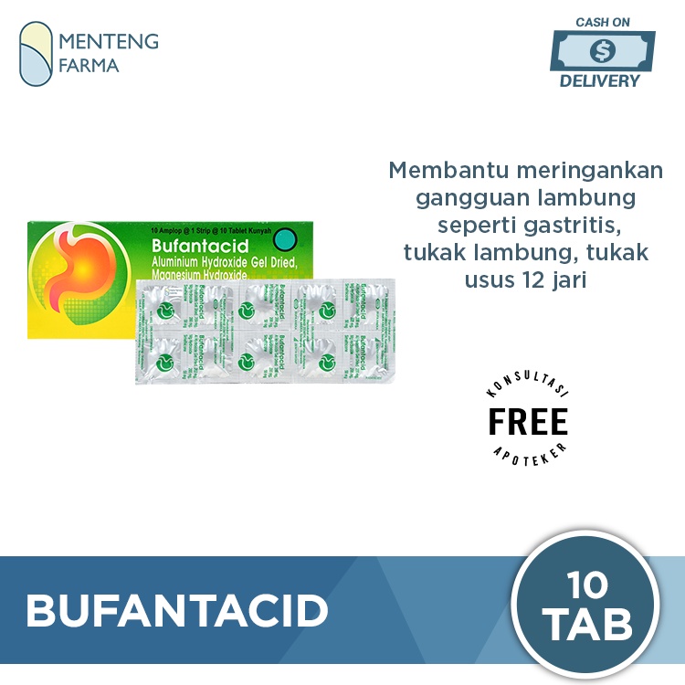 Jual Bufantacid 10 Tablet - Obat Sakit Maag dan Lambung | Shopee Indonesia