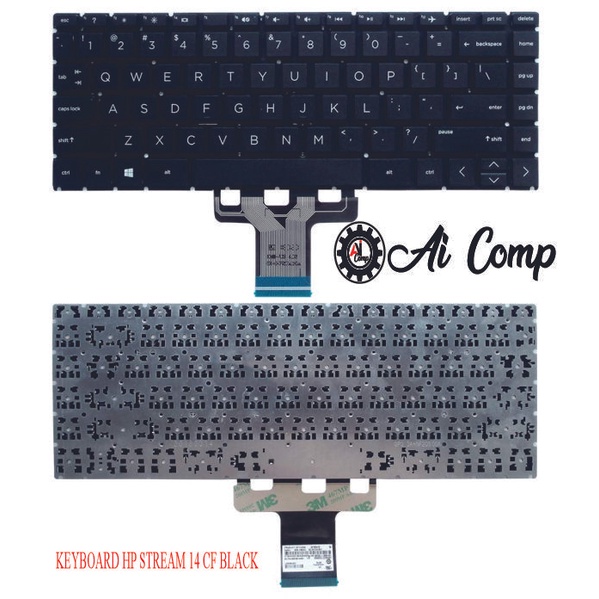 Jual KEYBOARD HP STREAM 14 CF BLACK | Shopee Indonesia