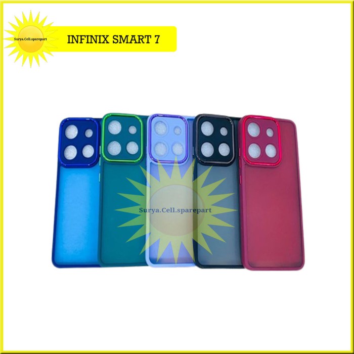 Jual Case Premium Hybrid Chrome Infinix Hot 40 Hot 40i Hot 40 Pro Smart ...