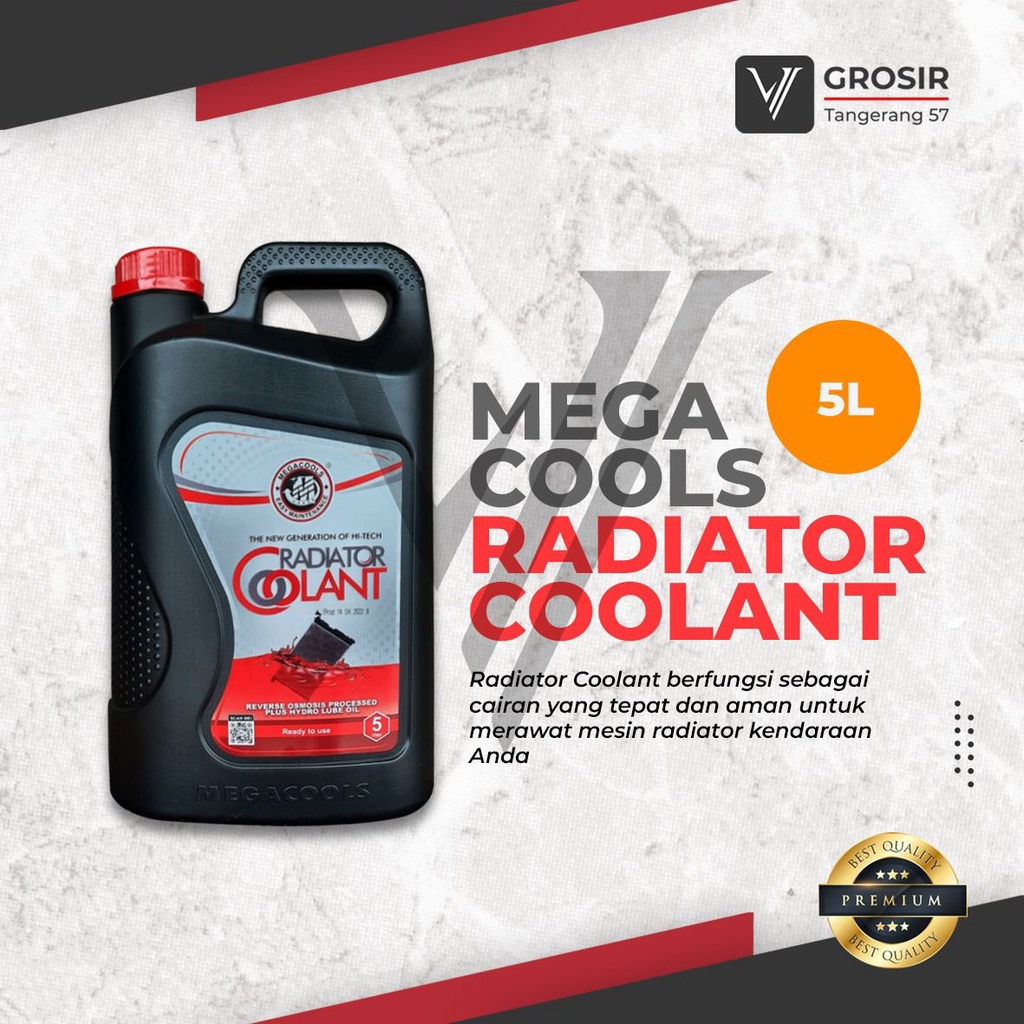 Jual RADIATOR COOLANT MEGACOOLS MERAH 5L AIR RADIATOR MEGACOOL | Shopee ...