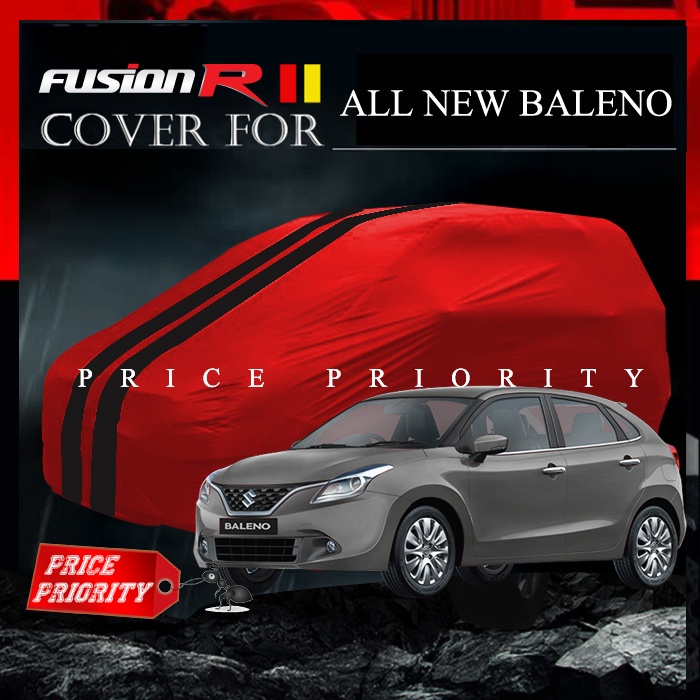 Selimut Mobil Sedan Suzuki Baleno -No.7- Body Cover Warna Silver
