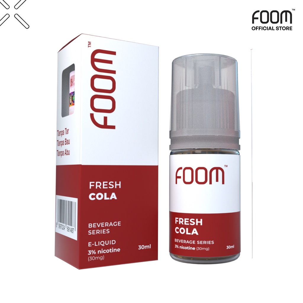 Jual Liquid FOOM BEVERAGE SERIES - Fresh Cola (30 mL) | Shopee Indonesia