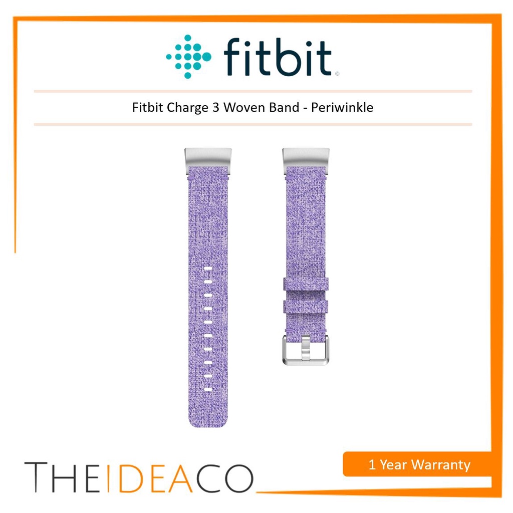 Fitbit charge 3 woven band periwinkle online