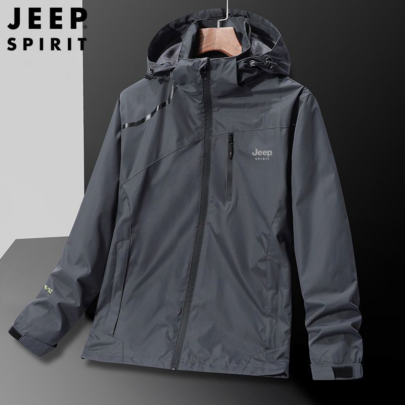 Jual Men's JEEPSPIRIT Jeep Autumn/Winter Sp Jacket Windproof and - Main Image