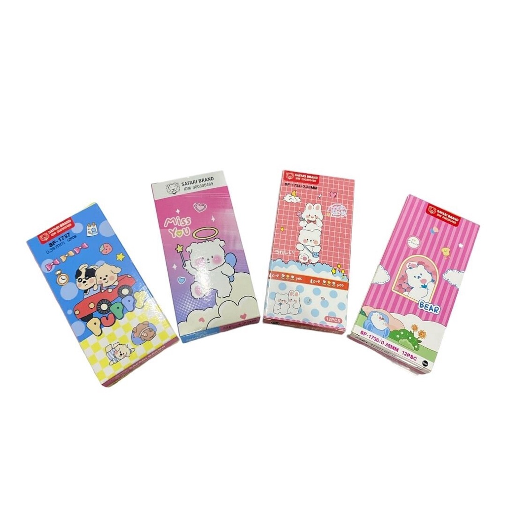 Jual Pulpen Lucu Karakter || bolpoin Segitiga || bolpoint 0.38 mm 1