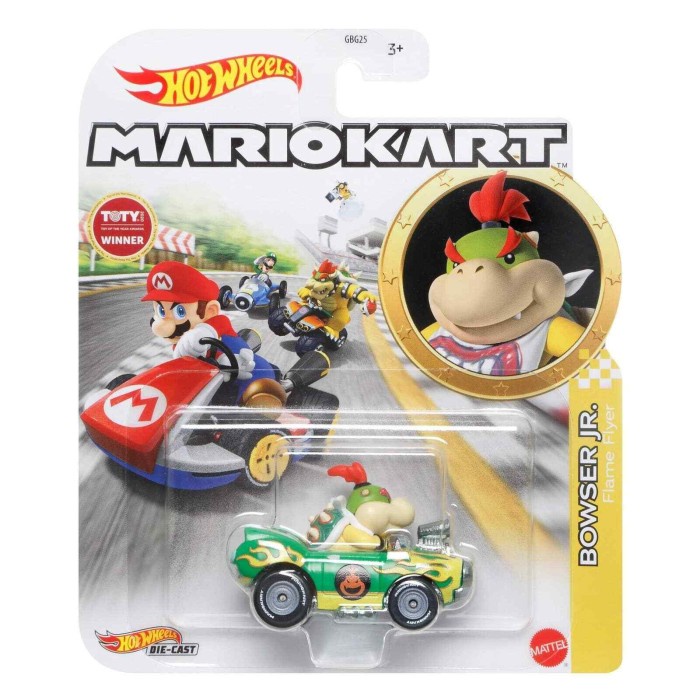 Jual Bowser Jr Flame Flyer Mario Kart Hotwheels | Shopee Indonesia