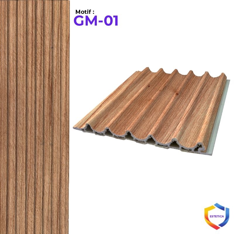 Jual RS67 Wallpanel WPC Wood Panel Kisi Kisi Kayu Panjang 2.90 Meter ...