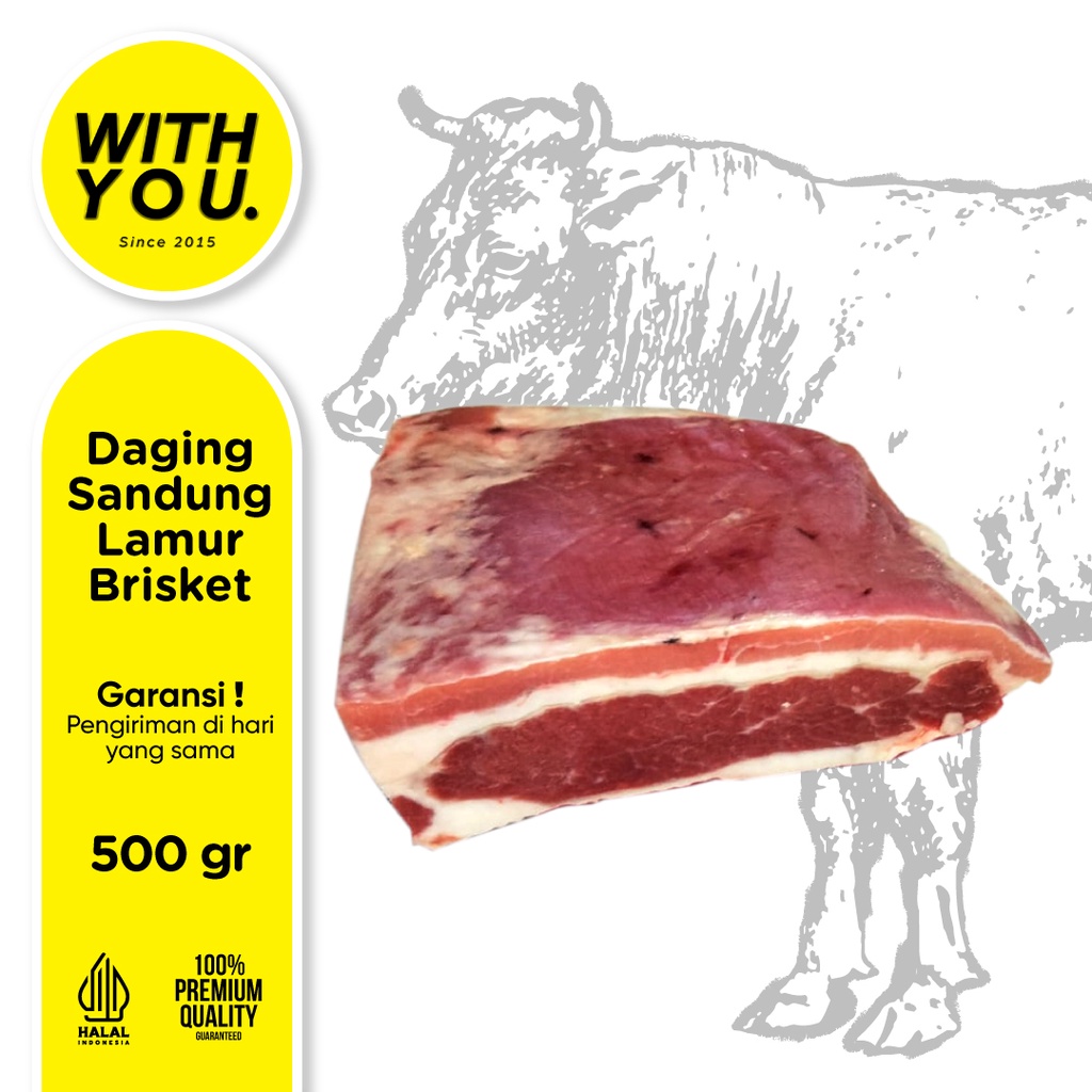 Jual Sandung Lamur Brisket Ne Premium Grass Fed 500gr Shopee Indonesia