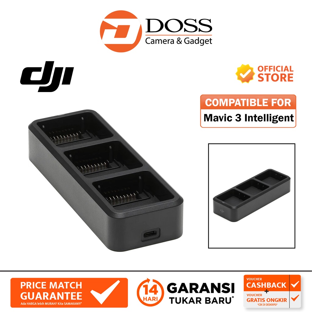 Jual DJI Mavic 3 Enterprise Series Battery Charging Hub 100W | Shopee ...