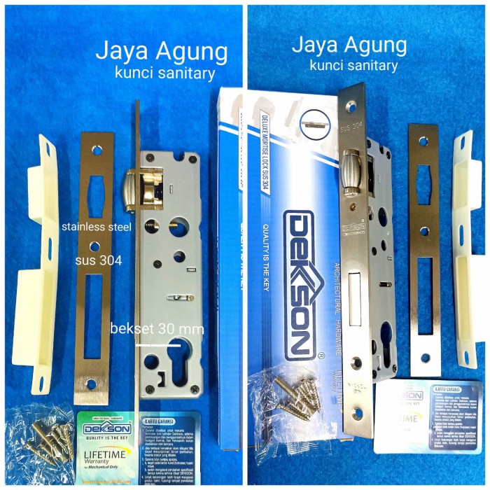 Jual Mortise Lock Dekson MTS RL DL 84030 Body Kunci Pintu Aluminium ...