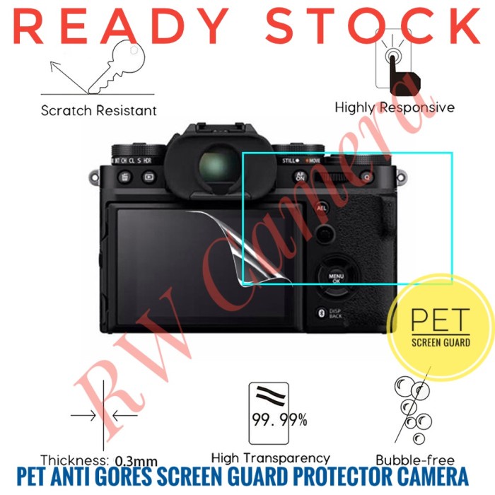 Jual PET Screen Guard Sony A7ii A7III A7RII A7 Mark III A7Rii A7Sii ZV1 ...