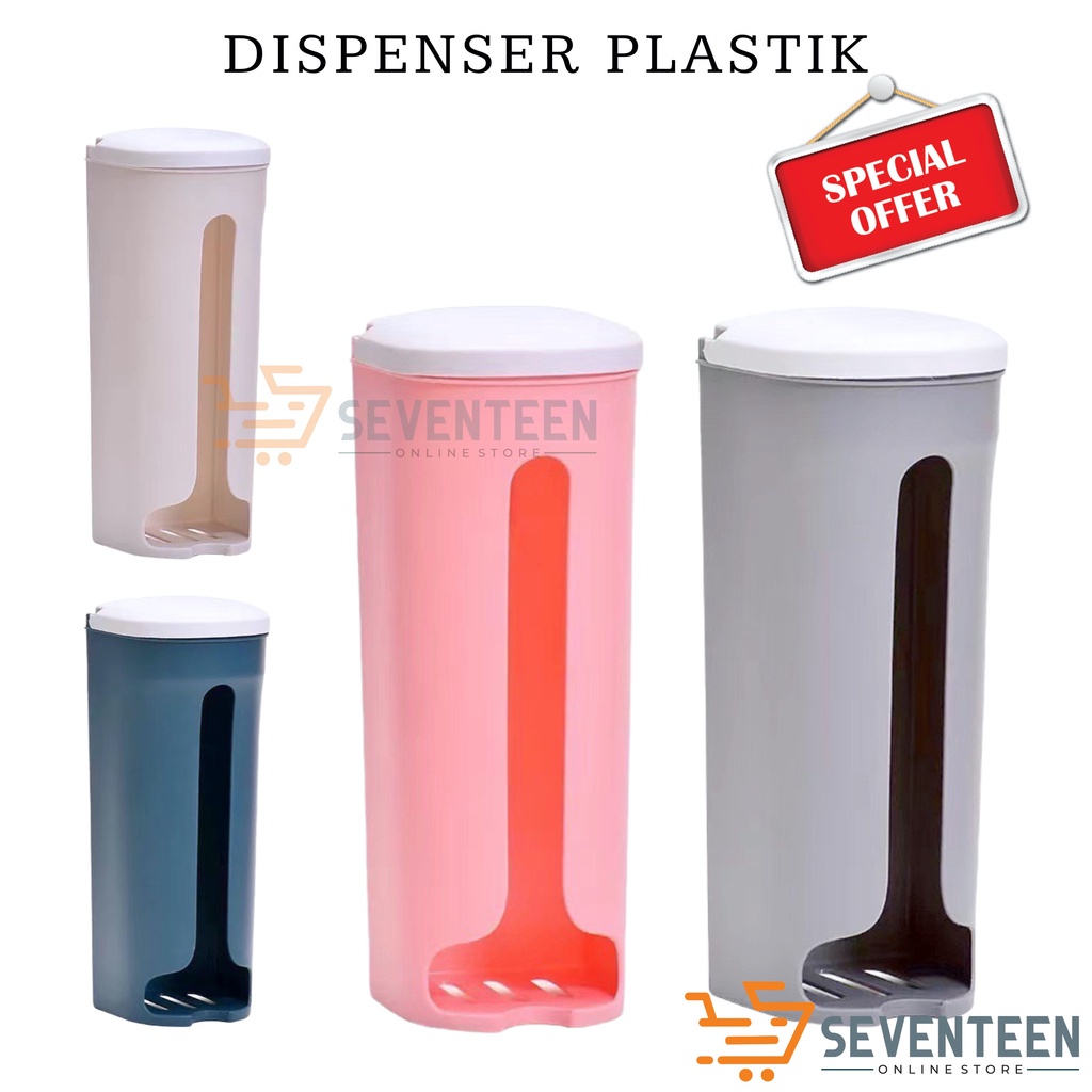 Jual Nuz Seventeen Dispenser Kantong Plastik Tempel Dinding Tempat