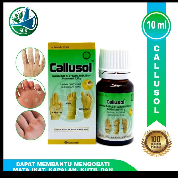 Jual Callusol Calusol Kalusol Obat Mata Ikan Kapalan Kutil