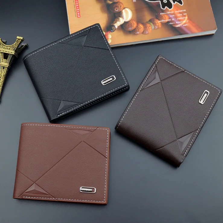 Jual (LWS) D10 Dompet Pria Lipat Men Fashion Letter Wallet | Shopee ...