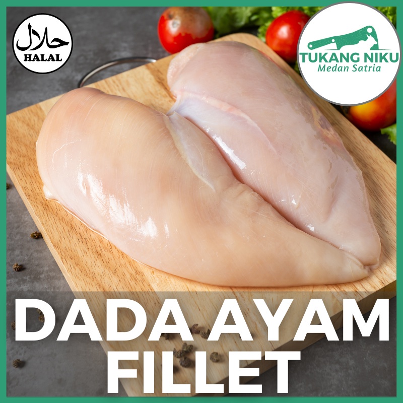 Jual Jual Dada Fillet Ayam Halal Daging Tanpa Tulang Kulit Segar