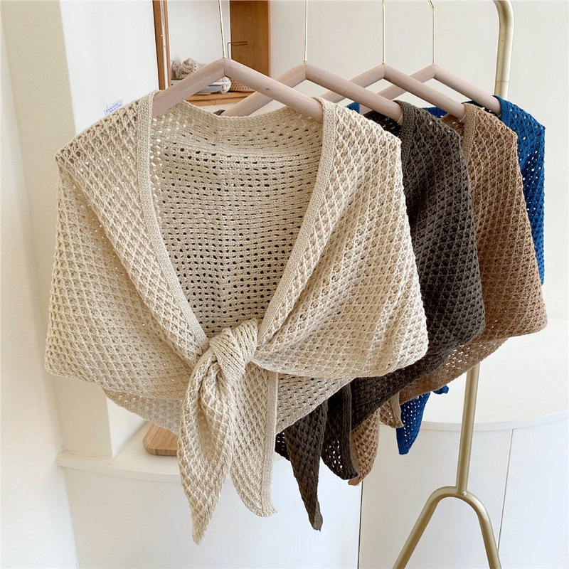 Jual Little Maple - Korean Knitted Fake Collar / Kerah Dasi Rajut ...