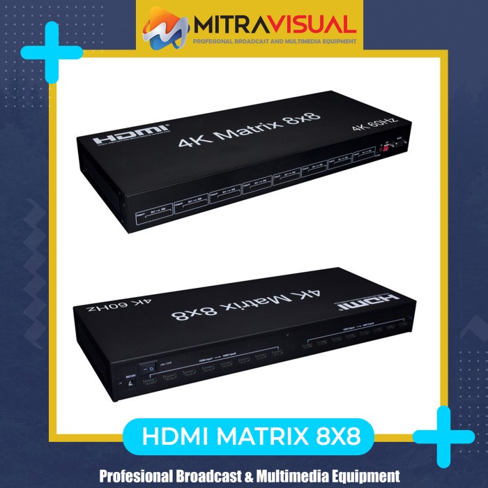 Jual MAGNUS HDMI 20 Matrix 8x8 Splitter Switcher 8 in 8 out HDCP up to ...
