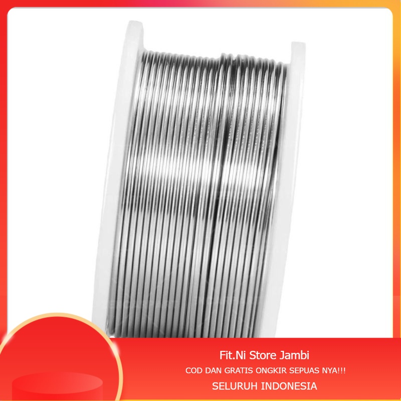 Jual Lead Roll Soldering Timah Kawat Solder Gulung Diameter 0,8mm 50g ...