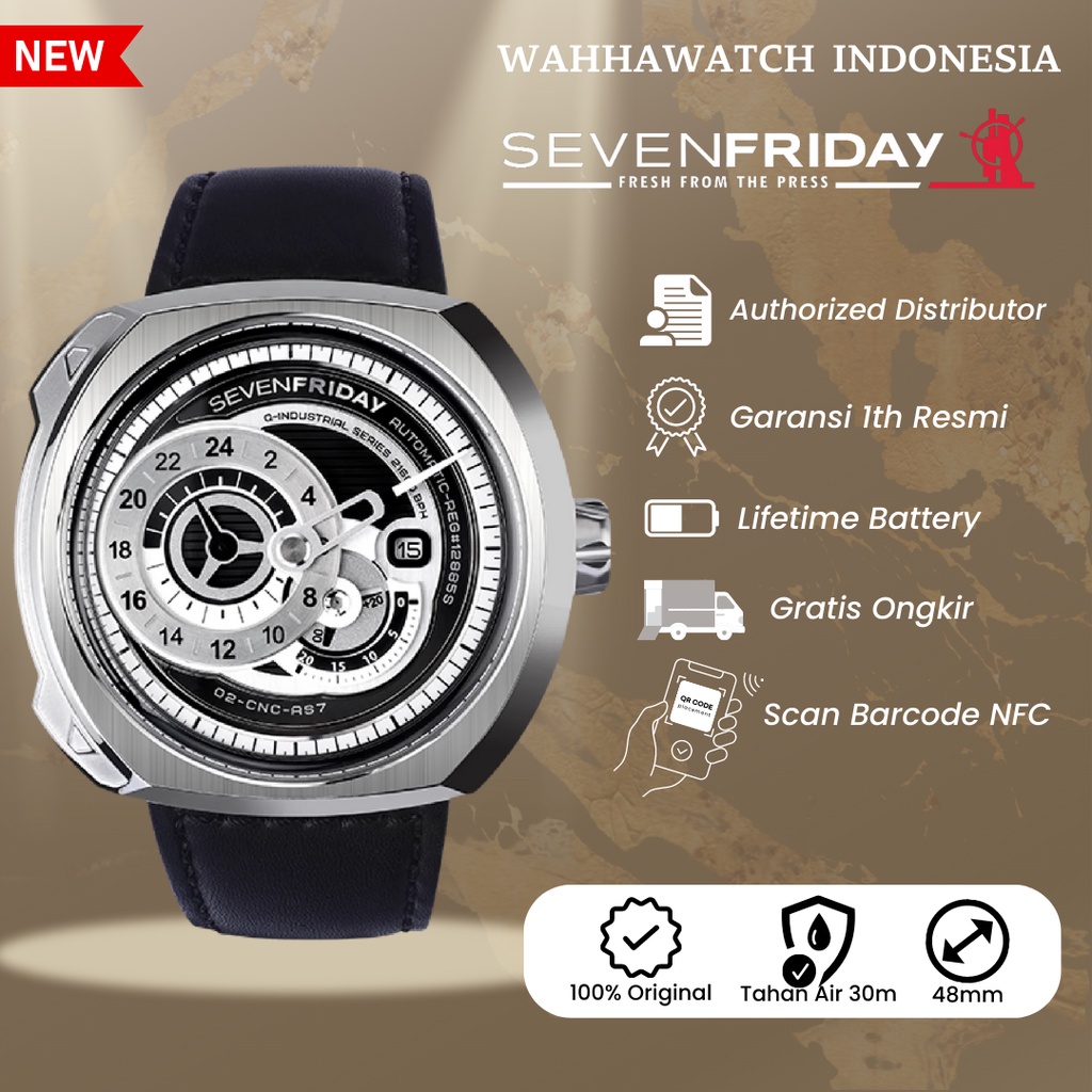 Jual ORIGINAL NFC Jam Tangan Seven Friday Q1 01 or Q1 01 Original Leather NFC Aktif Automatic Garansi 1 Tahun 7Friday Sevenfriday SF Shopee Indonesia