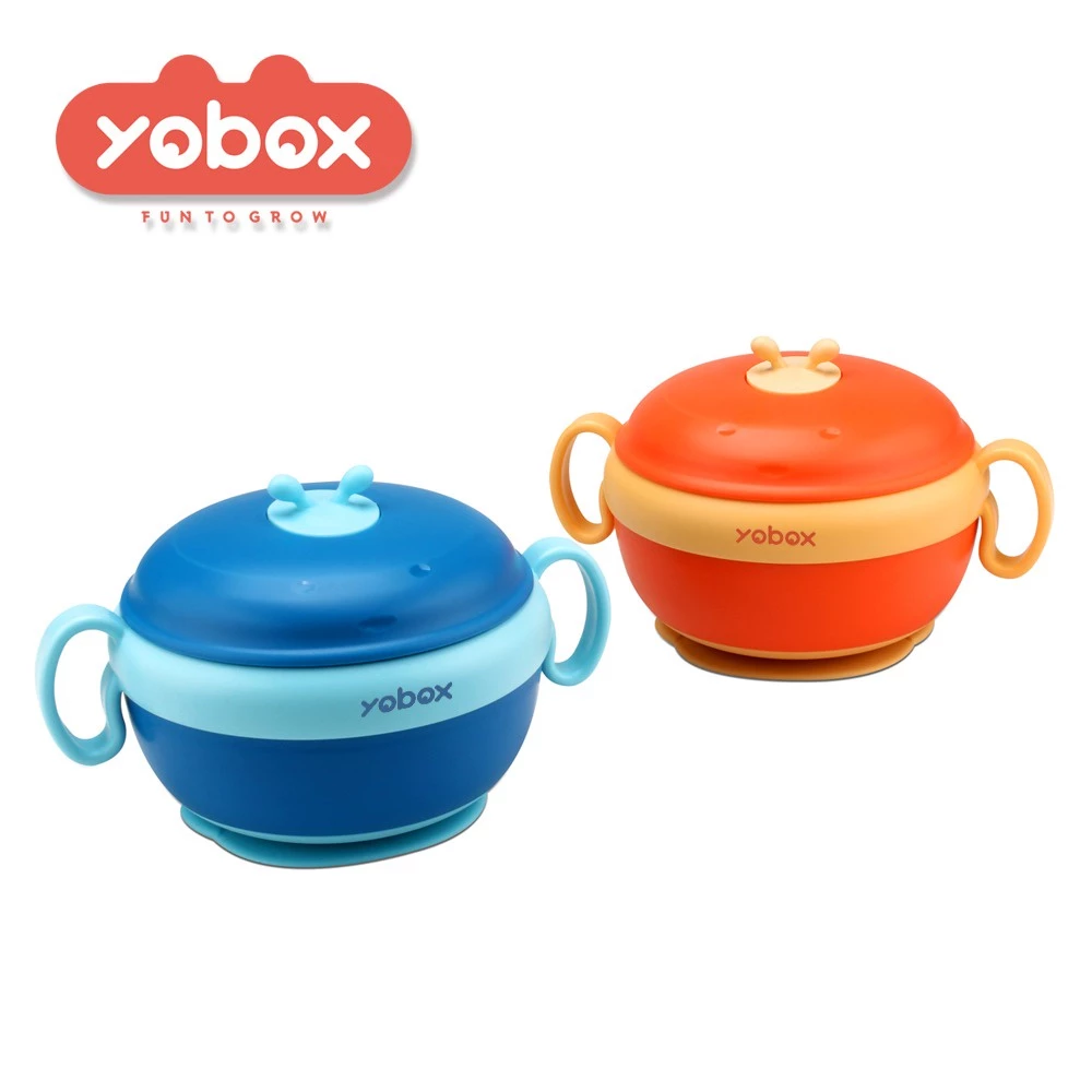[UNIK88] YOBOX Mangkok bayi dengan pegangan model BEE Y0011 YOOYEE Little Bee Baby Bowl with Handle | AutoStock