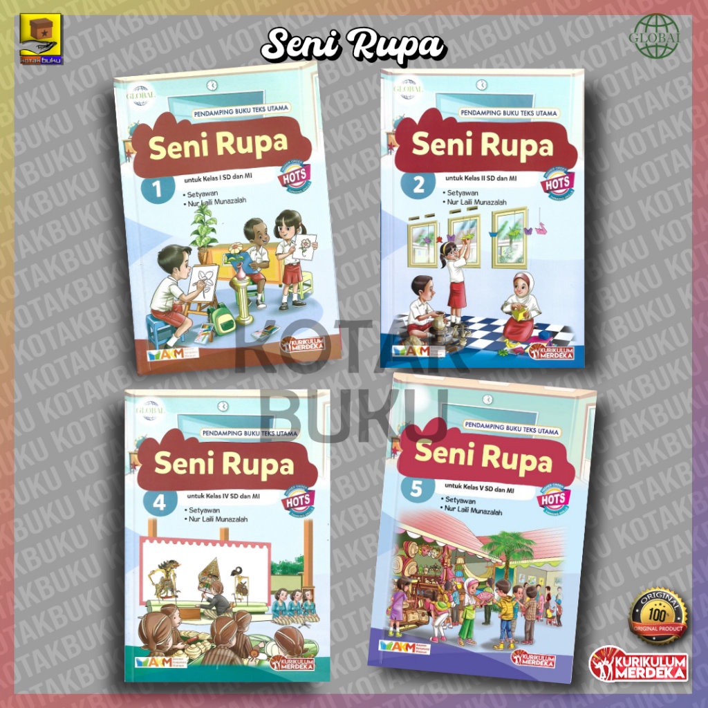 Jual Buku Seni Rupa SD / Seni Rupa Kelas 1 2 4 5 SD / Kurikulum Merdeka ...