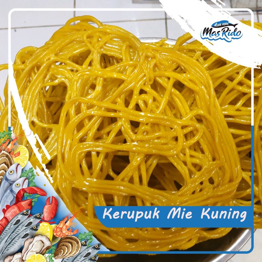 Jual Kerupuk Mie Kuning Mentah Krupuk Asinan Gurih Harga Murah Shopee