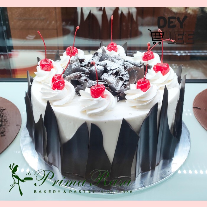 Jual PRIMARASA Black Forest Birthday Cake Premium 20cm Prima Rasa ...