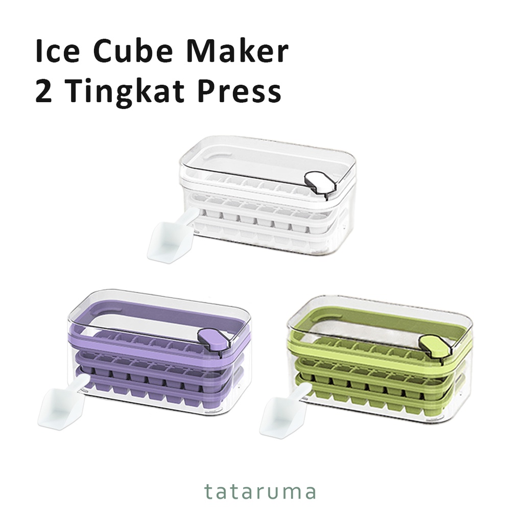 Jual TATARUMA Hokkaido Ice Cube Maker Press Tekan 2 Tingkat Cetakan