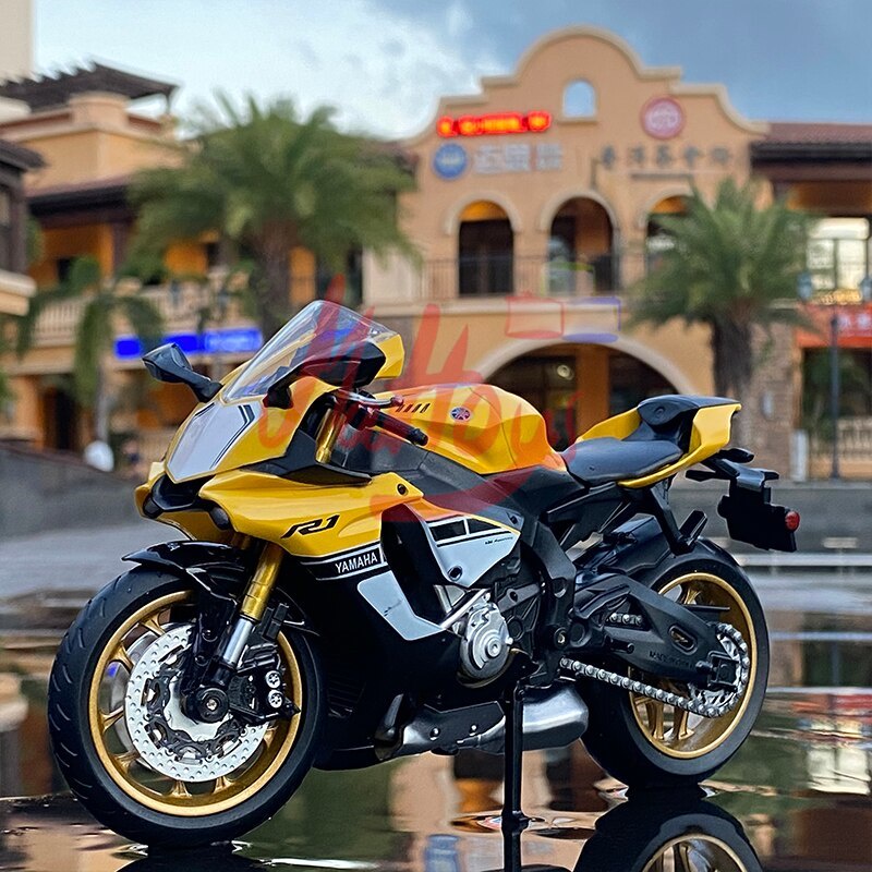 Jual Diecast Yamaha YZF R1 1:12 lisensi resmi Alloy Racing Motorcycle ...