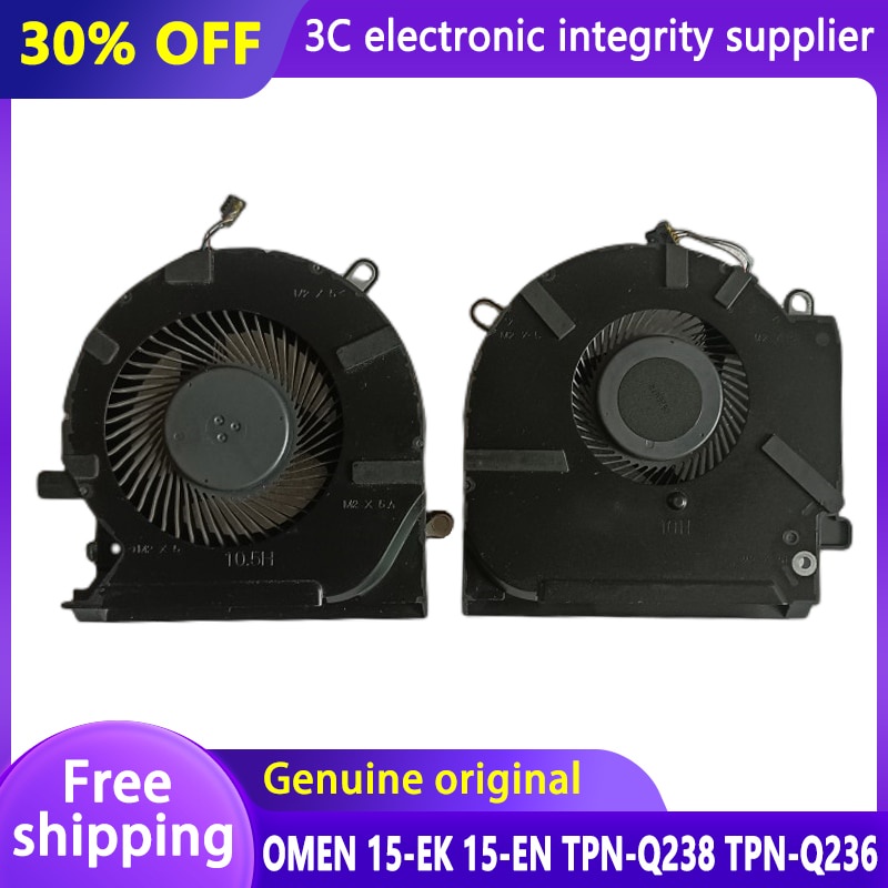Ventilateur De Refroidissement Pour PC Portable HP OMEN 15-EK - Remplacement CPU + GPU, Compatible Avec Plusieurs Références