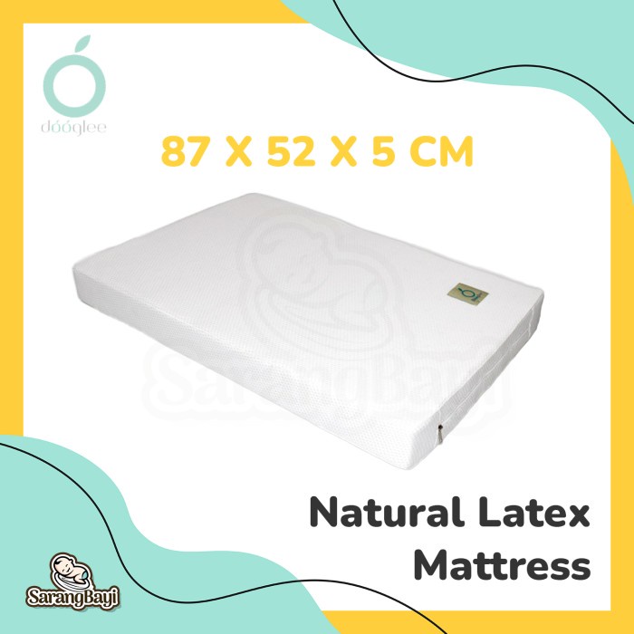 Jual Dooglee Mattress Latex Size 87 x 52 x 5 cm for Joie Kubbie Sleep ...