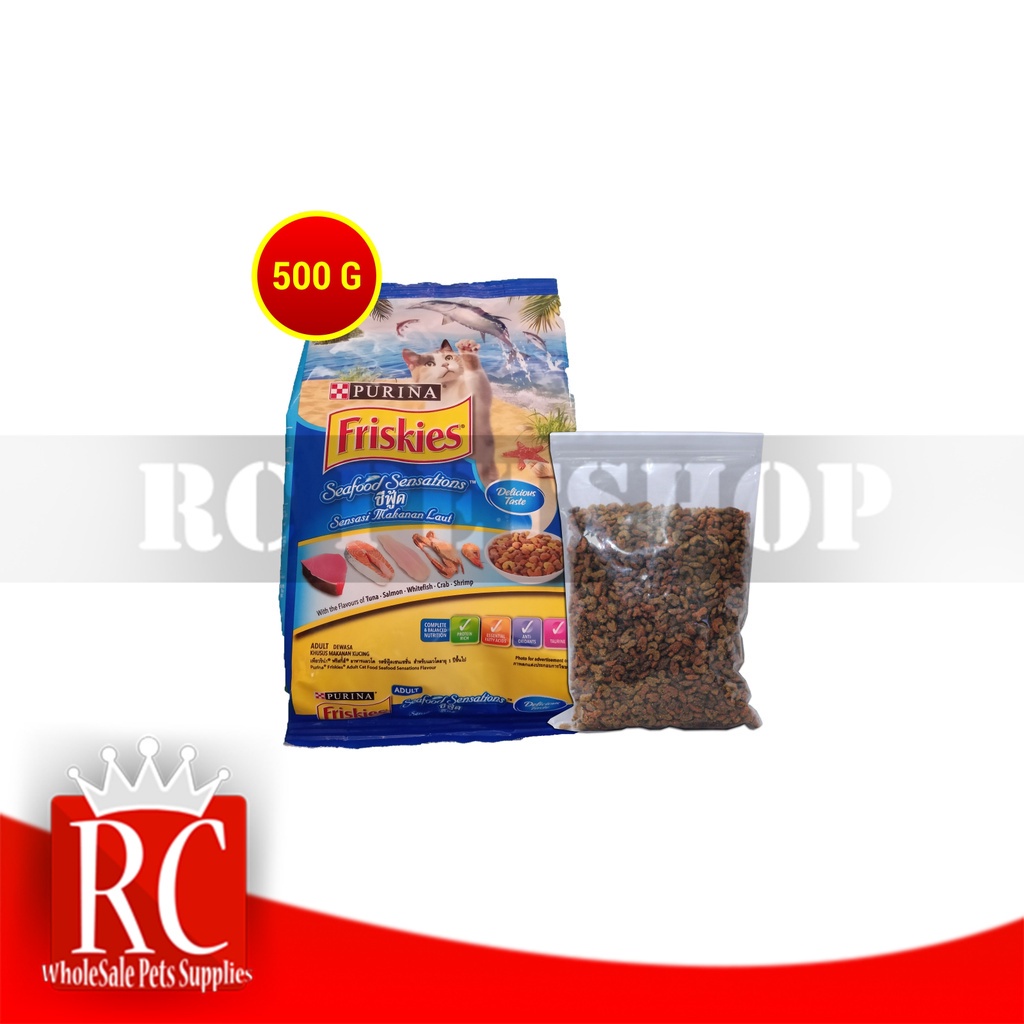 Jual Makanan Kucing Friskies Repacking Cat Food 500 Gram | Shopee Indonesia