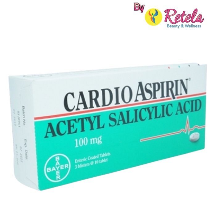 Jual CARDIO ASPIRIN 100MG 1 STRIP ISI 10 TABLET Shopee Indonesia