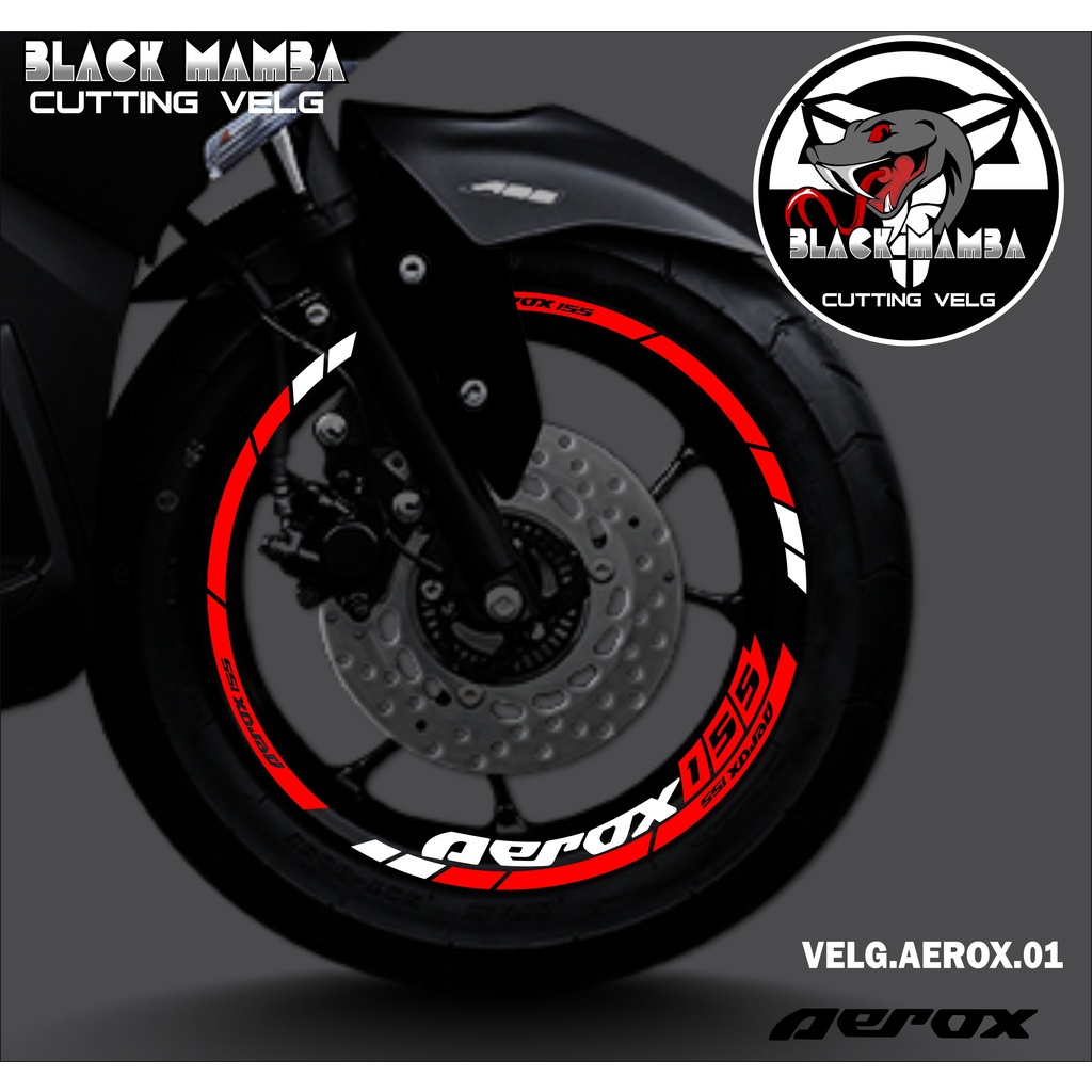 Jual Cod Cutting Sticker Velg Aerox Stiker Lis List Variasi Ban Velg Yamaha Aerox Shopee