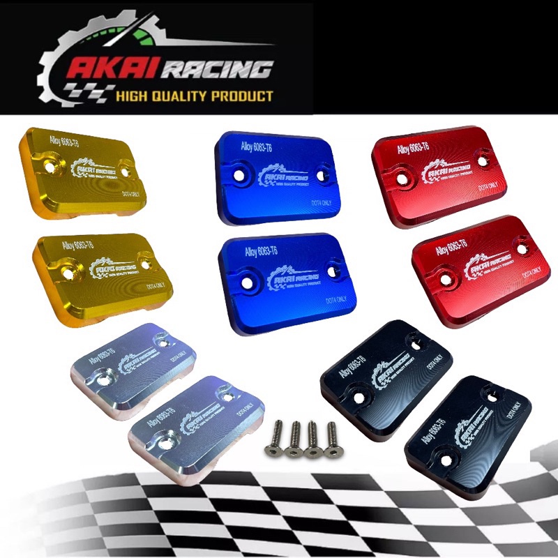 Jual #CRC# Cover Tutup Minyak Rem AKAI Racing Full Cnc tutup master rem ...