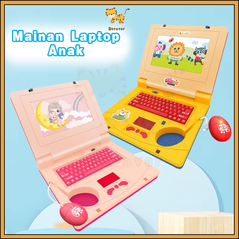 Jual ID BEVAVAR Mainan Laptop Anak/Alat Bantu Belajar Learning Machine ...