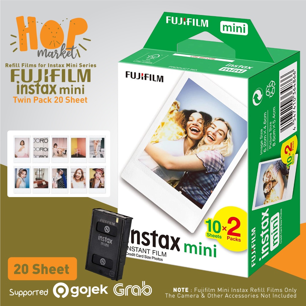 Fujifilm Refill Instax Mini Twinpack Plain Film