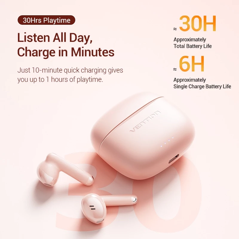 Vention TWS Headset Bluetooth Wireless Earphone Elf E03 Series