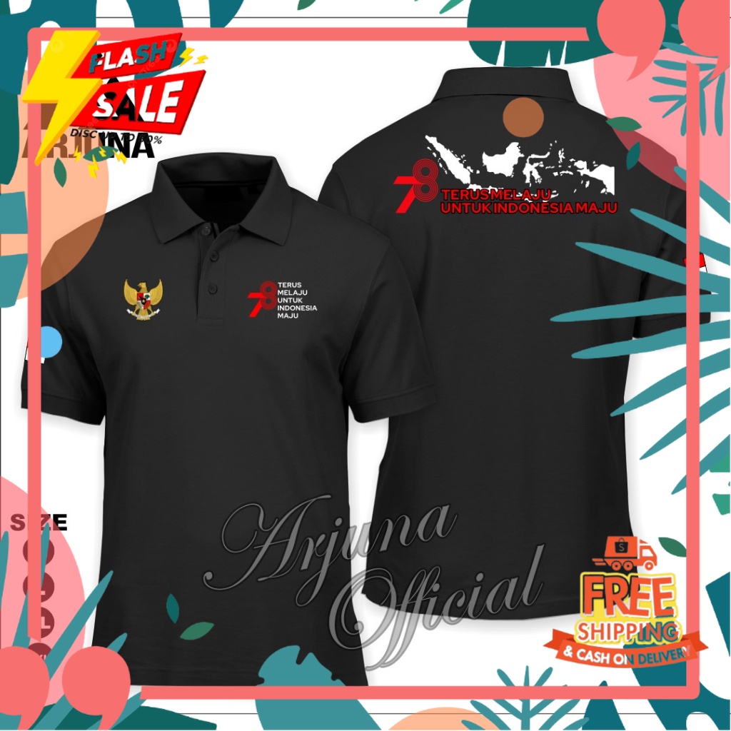 Jual SPESIAL KEMERDEKAAN 17 AGUSTUS // POLOSHIRT / KAOS POLO DIRGAHAYU ...