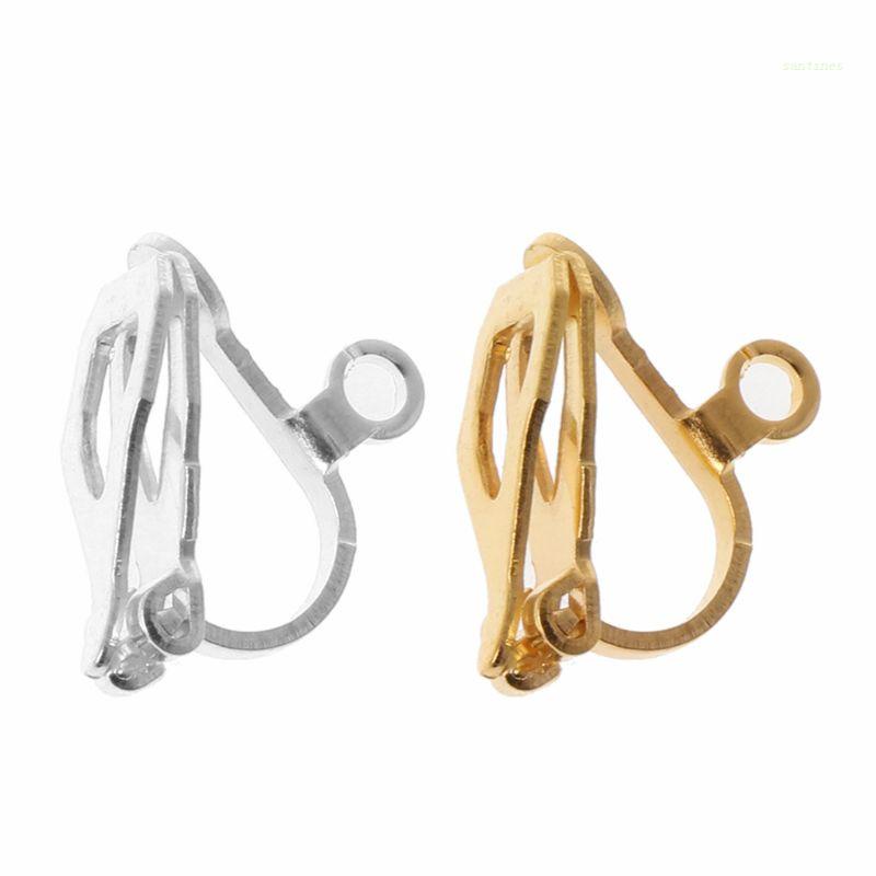 Jual San * Hypoallergenic Safety Clip on Ear Ring Stoppers DIY Anting Mengubah Segala Giwang